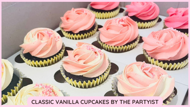 F&T Blog Post - Classic Vanilla Cupcakes by The Partyist @thepartyist_